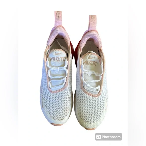 Nike Shoes Nike Air7c Reacts Pink And White Kids Size Inch